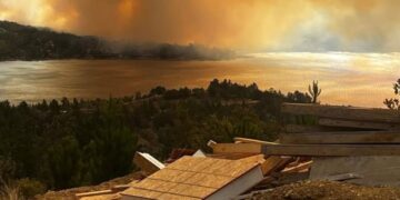 Incendio forestal en Vichuquén: Senapred reporta afecta al menos a 200 hectáreas y mantiene alerta roja