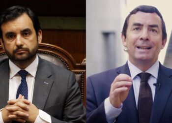 Jaime Gajardo y Fernando Rabat sostienen reunión bilateral por traspaso de mando en Justicia