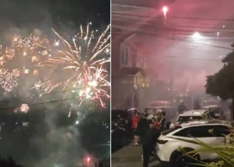 Lanzamiento de fuegos artificiales y disturbios se registraron en despedida del hincha de Colo Colo fallecido en Pudahuel