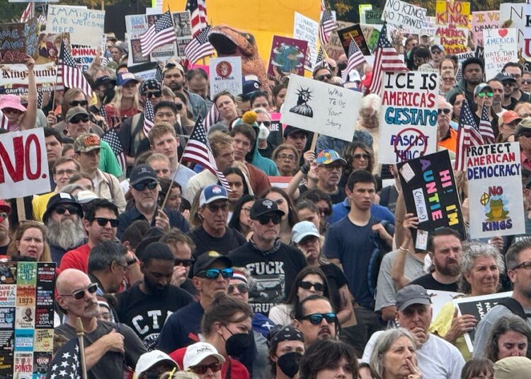 Masivas protestas “No Kings” se expanden en EE.UU. y el mundo contra Trump